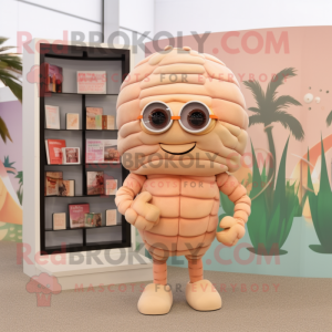 Peach Trilobite maskot...