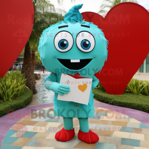 Turkis Love Letter maskot...