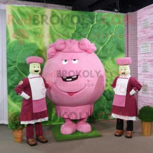 Personagem de mascote Pink...
