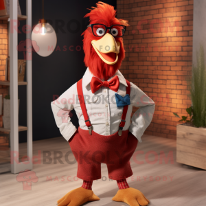 Red Rooster maskot kostume...