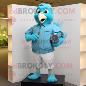 Postava maskota Cyan Dove...