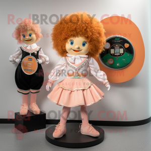 Peach Irish Dancer mascotte...