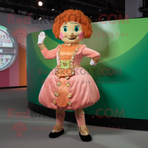 Peach Irish Dancer mascotte...