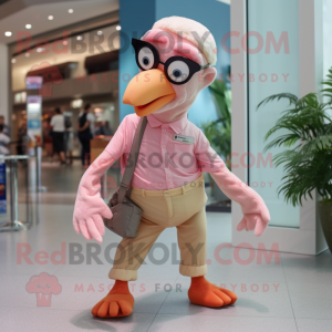 Peach Flamingo mascotte...