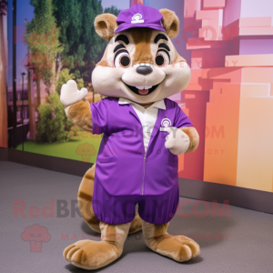 Lilla Chipmunk maskot...