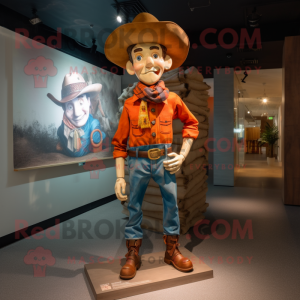 Postava maskota Cowboy...