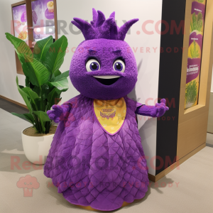 Purple Pineapple mascotte...