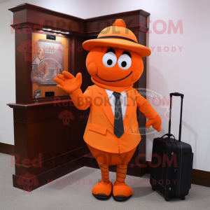 Oransje Advokat maskot...