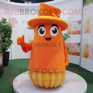 Orange doftljus maskot...