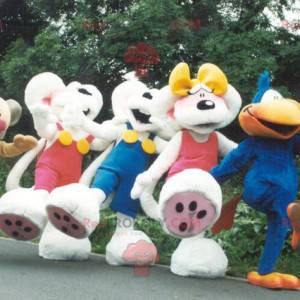 5 mascotes Diddl com sua namorada e seus amigos - Redbrokoly.com