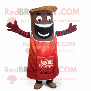 Rust Bbq Ribs maskot drakt...