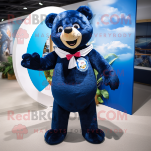 Navy Bear mascotte kostuum...