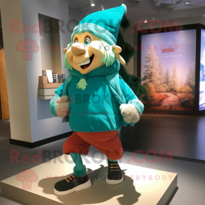 Teal Leprechaun mascotte...