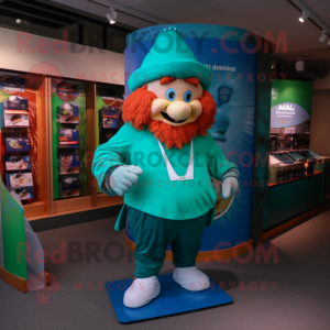 Teal Leprechaun mascotte...