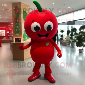 Red Cherry maskot drakt...