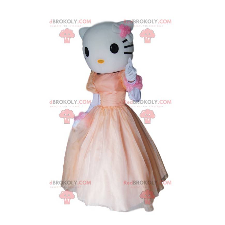 slikken diefstal Vertolking Mascotte Hello Kitty, de witte kat met een roze Besnoeiing L (175-180 cm)