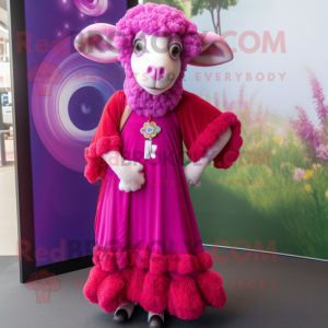 Magenta Ram mascotte...