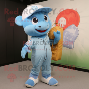 Postava maskota Sky Blue...