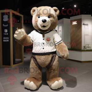  Bear maskot kostym...