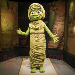 Olive Mummy mascotte...