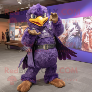 Purple Hawk mascotte...