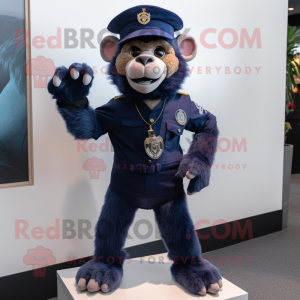 Navy Baviaan mascotte...