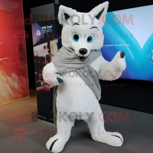 White Dingo mascotte...