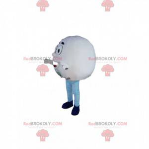 Zeer vrolijke golfbalmascotte. Golfbal kostuum - Redbrokoly.com