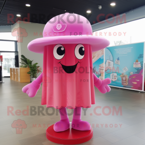 Pink Jellyfish mascotte...