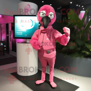 Pink Flamingo mascotte...