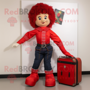 Red Irish Dancer maskot...