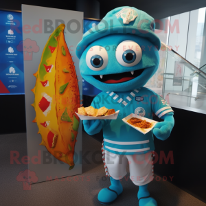 Cyan Fish Tacos mascotte...