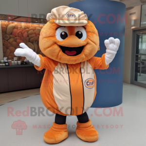 Orange Bagels mascotte...