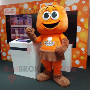 Orange Chocolate Bar maskot...