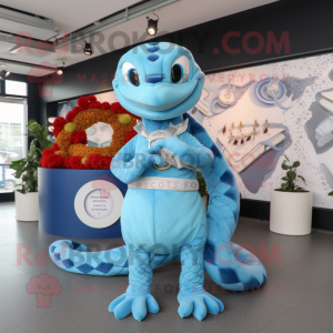 Sky Blue Python mascotte...