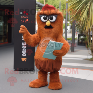 Rust Kiwi maskot drakt...