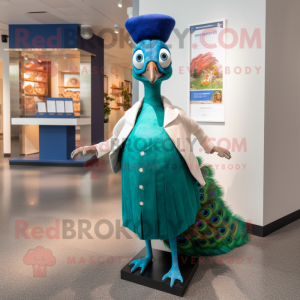  Peacock maskot kostym...