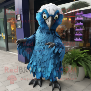 Blue Vulture maskot drakt...