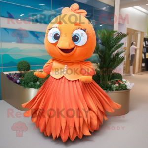 Postava maskota Orange...