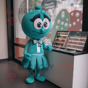 Teal Chocolates mascotte...