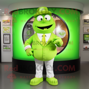 Lime Green Gyro mascotte...