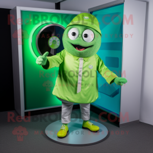 Lime Green Gyro mascotte...