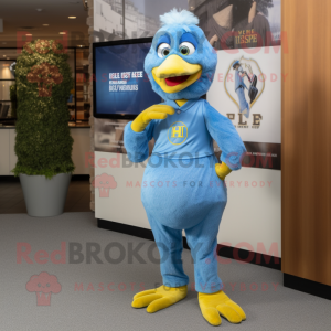 Sky Blue Hens maskot drakt...