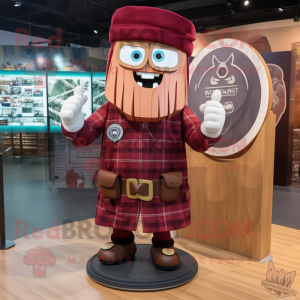 Maroon Celtic Shield...