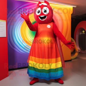 Red Rainbow mascotte...
