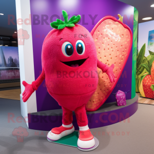 Magenta Strawberry maskot...