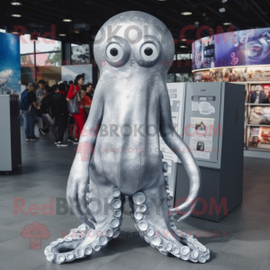 Silver Octopus maskot...
