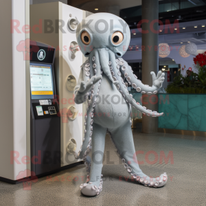Silver Octopus maskot...