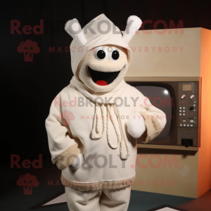 Crème televisie mascotte...