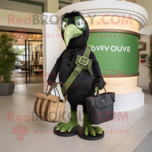 Olive Crow maskot kostym...